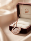 Glownest Swan Essence Rose Gold Kolye